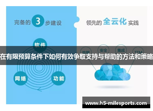 在有限预算条件下如何有效争取支持与帮助的方法和策略